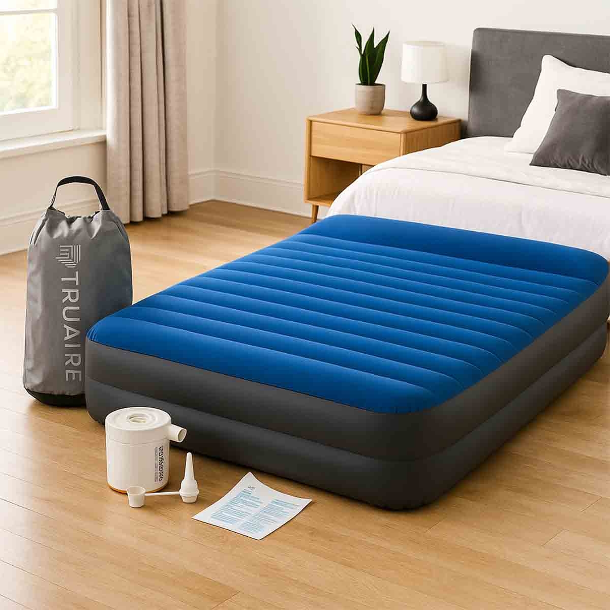 Intex Twin Dura-Beam TPU Pillow Mat with Air Pump Unisex