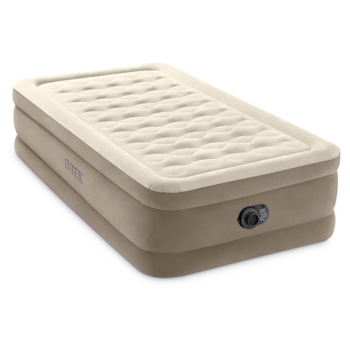 Intex Twin Ultra Plush Airbed with FiberTech Unisex