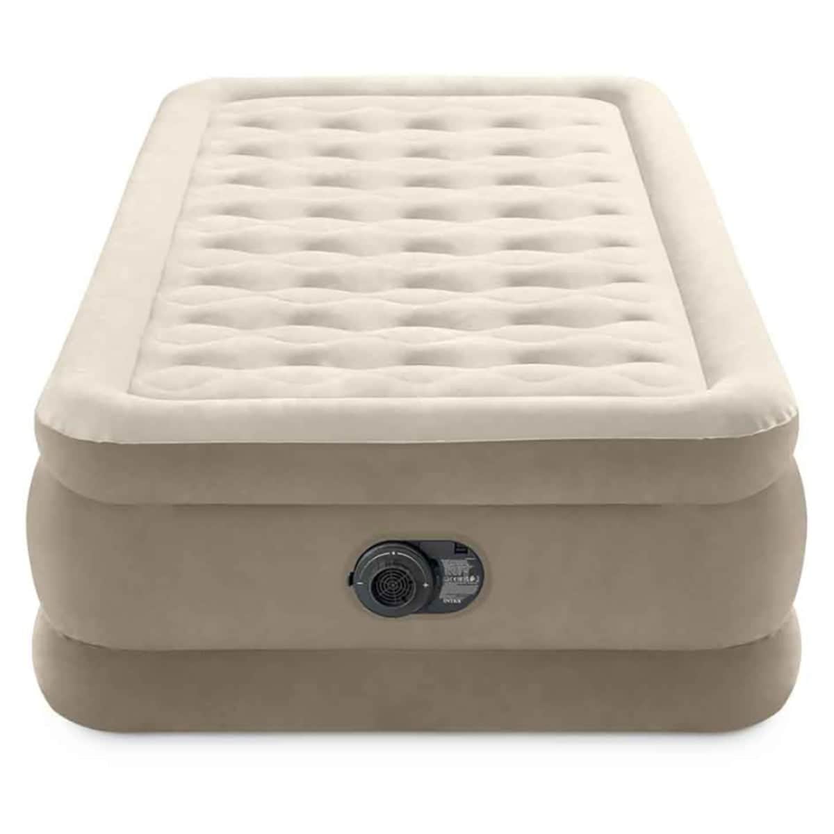 Intex Twin Ultra Plush Airbed with FiberTech Unisex