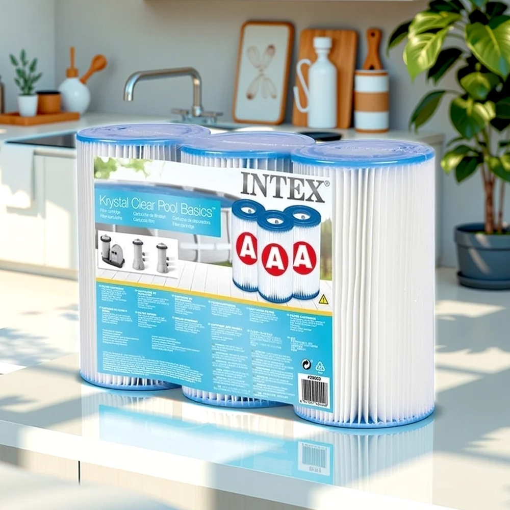 Intex Type A Filter Cartridge Unisex, Pack of 3