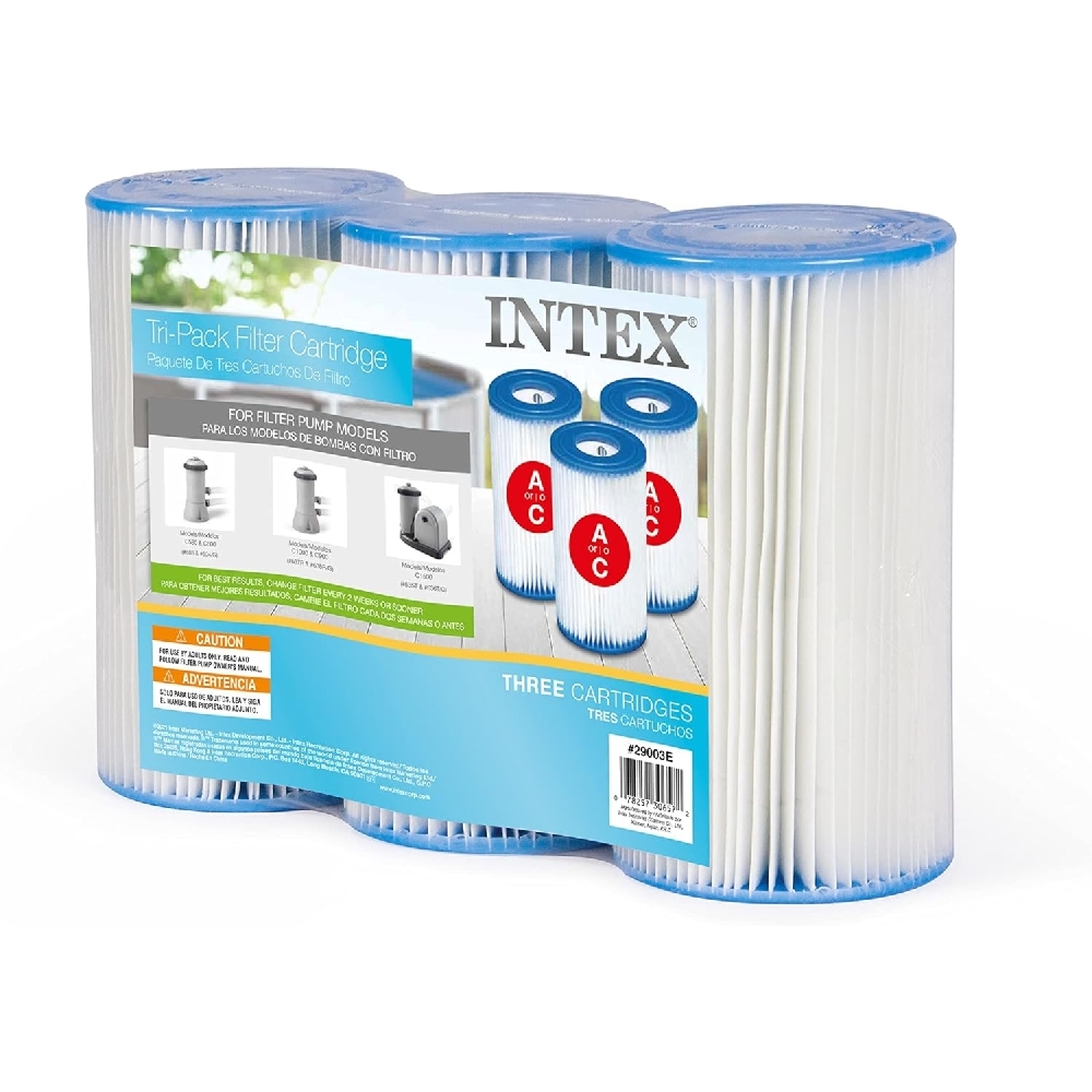 Intex Type A Filter Cartridge Unisex, Pack of 3