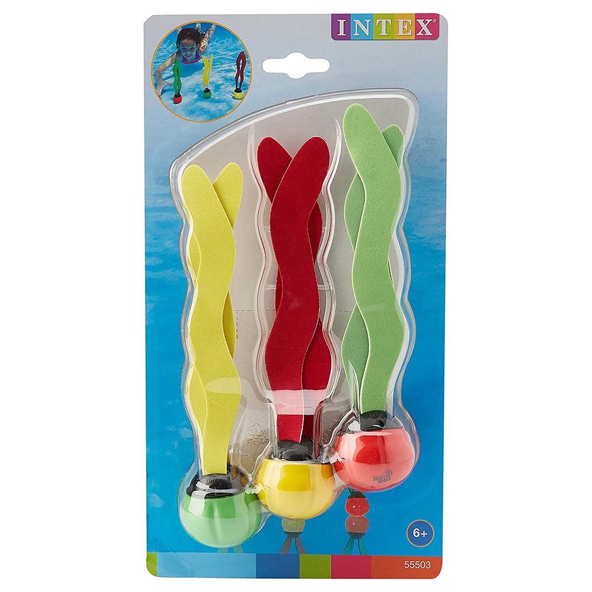 إنتكس كرات ممتعة تحت الماء للجنسين، 5-7 سنوات، مجموعة من 3