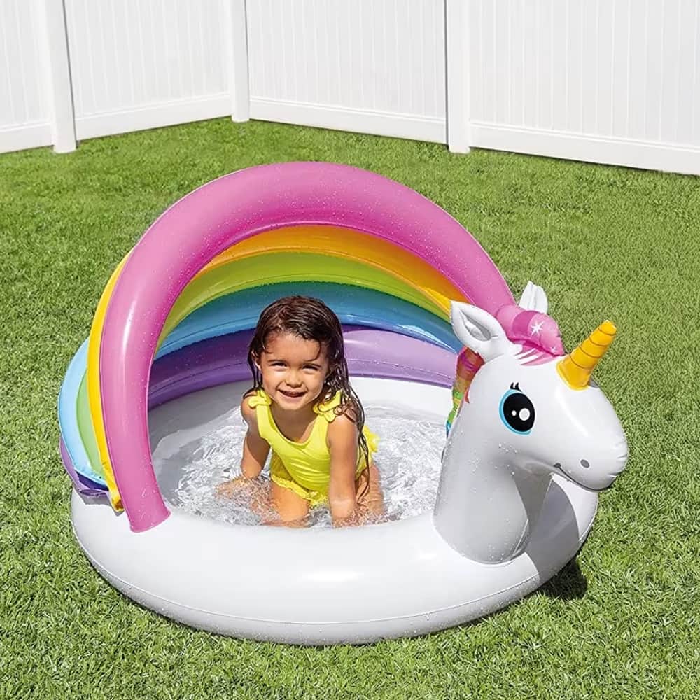 Intex Unicorn Baby Pool, 45 Ltr, 1 Person, 0-2 Years