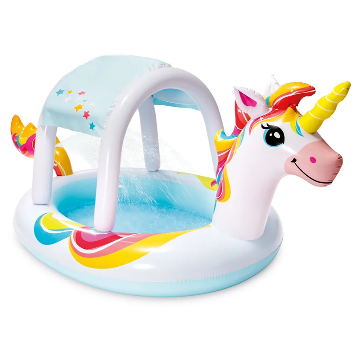 إنتكس مسبح يونيكورن مع رذاذ ماء للجنسين، 3-4 سنوات