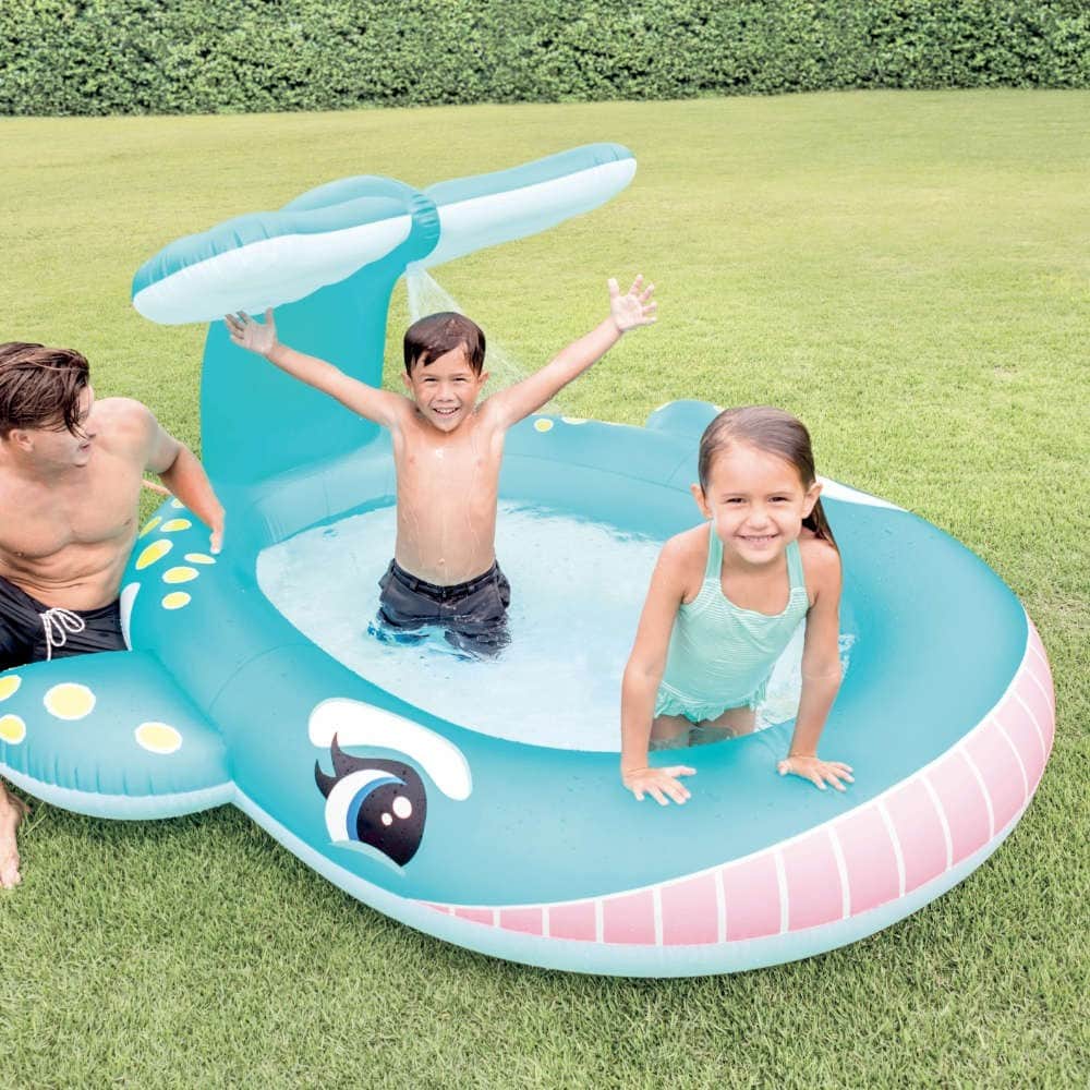 Intex Whale Spray Pool, 200 Ltr, 2 Persons, 0-2 Years