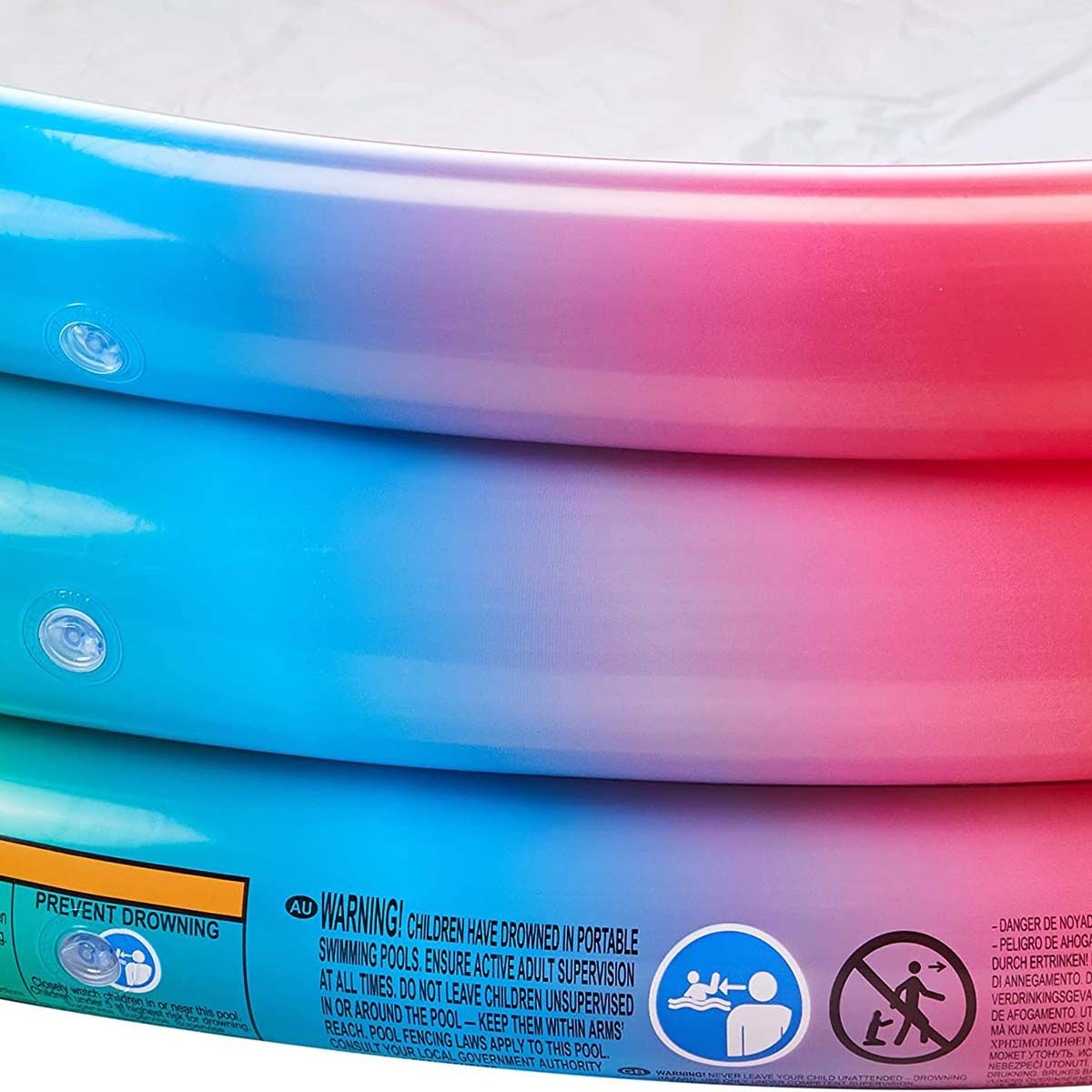 Intex 3-Ring 58439 Wild Geometry Swimming Pool Unisex, 3-4 Years