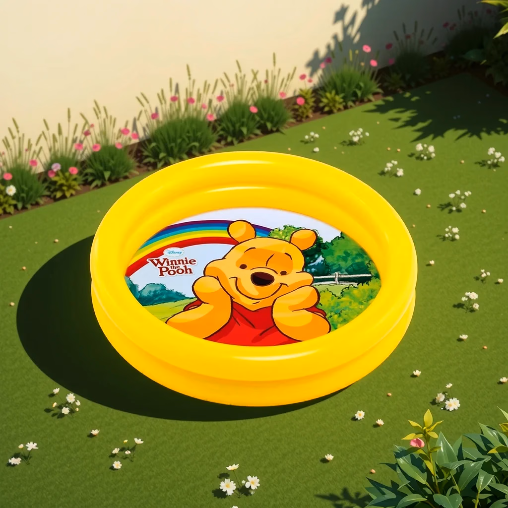 Intex Winnie The Pooh Baby Pool, 15 Ltr, 1 Person, 3-4 Years