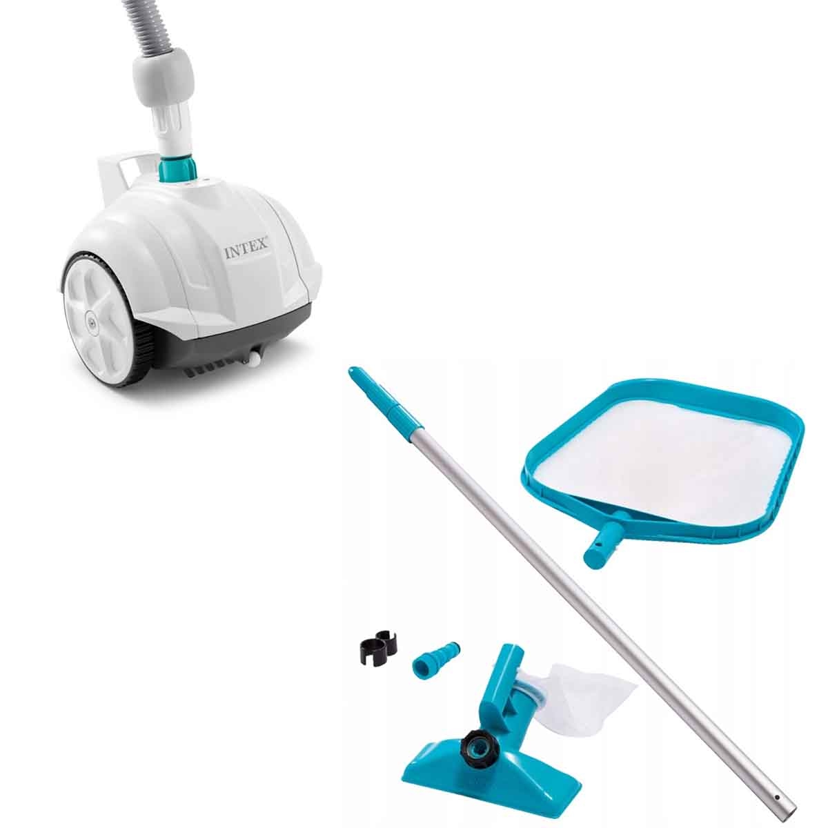 Intex ZX50 Auto Pool Cleaner with Pool Maintenance Kit Bundle Unisex