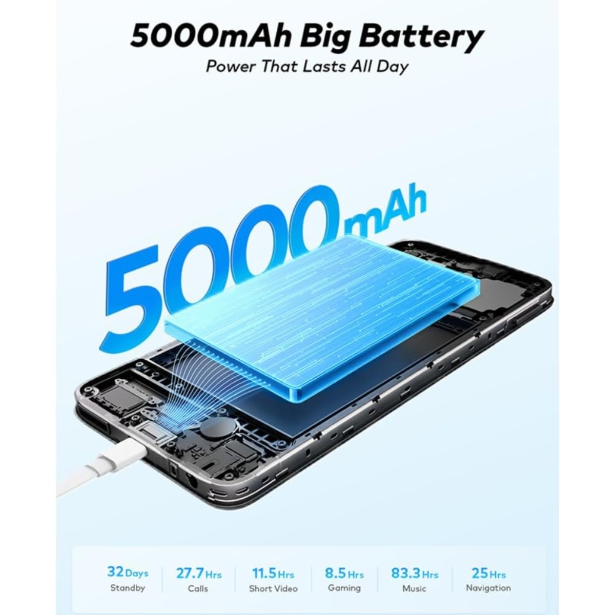 آيتل A100CS جوال بتقنية 4G بنظام أندرويد