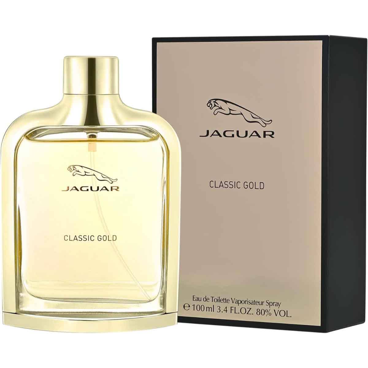 Jaguar Classic Gold Eau De Toilette 100 ml for Men