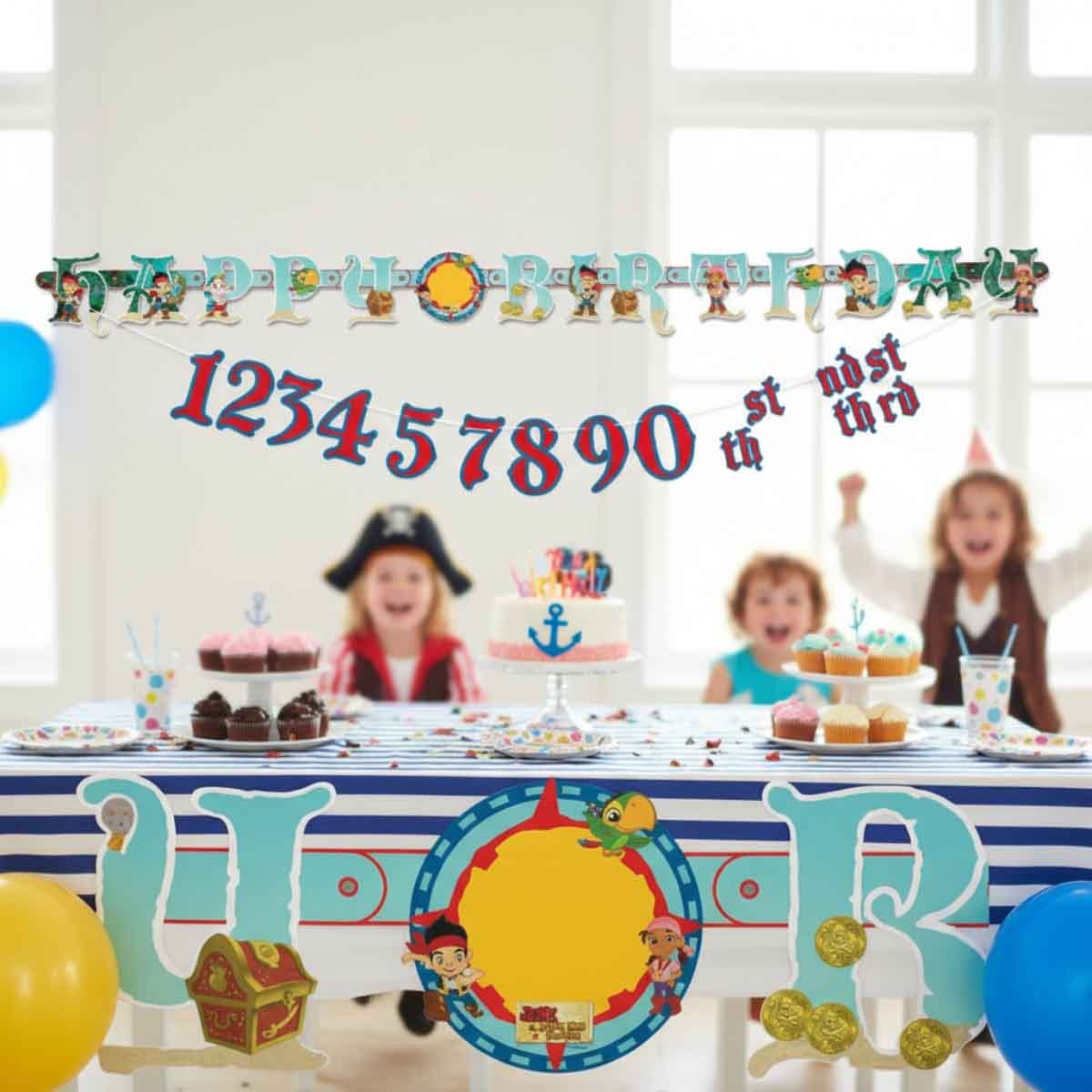 Disney Jake & The Neverland Pirates Add-An-Age Letter Banner