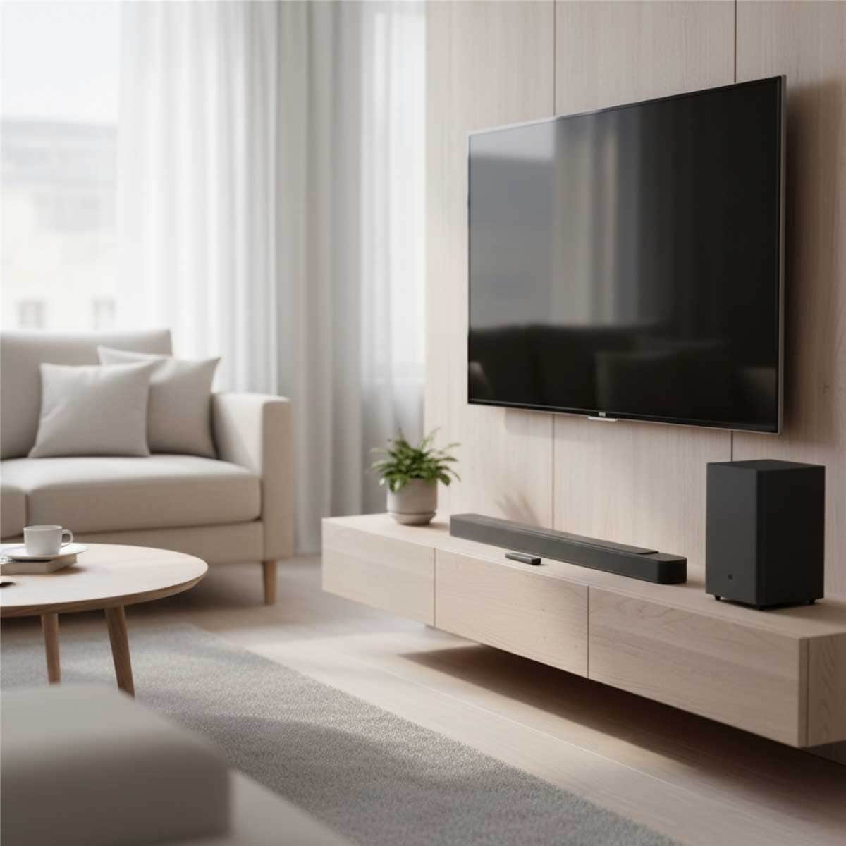 JBL Black Bar 2.1 Deep Bass Wireless Soundbar & Subwoofer Set