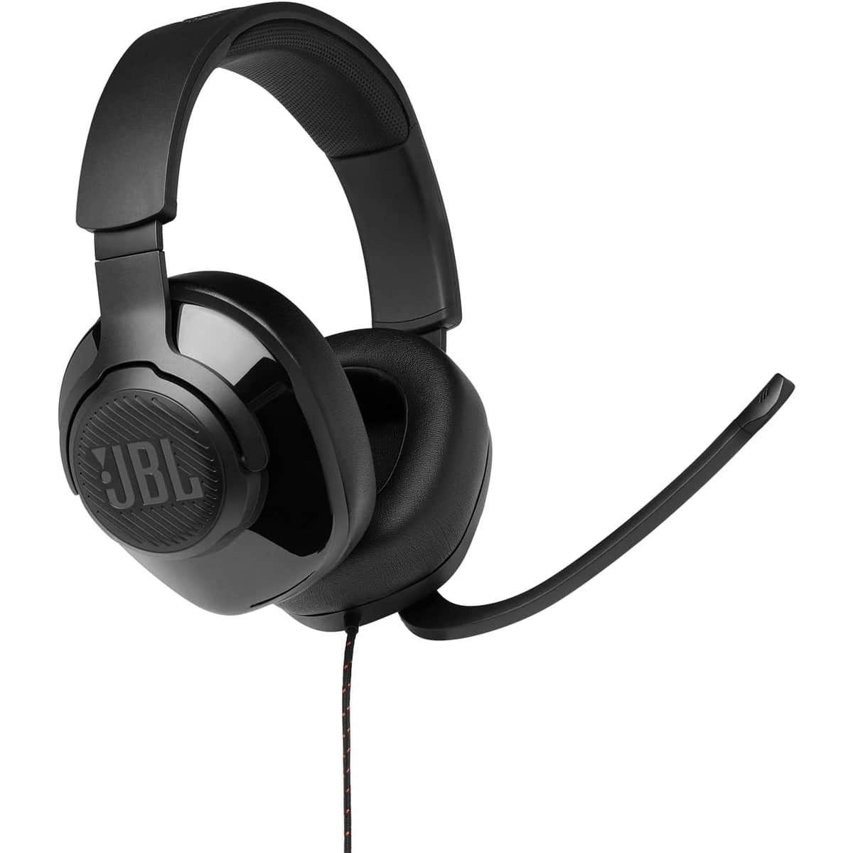 JBL Black Quantum 300 Wired Over-Ear Gaming Headphones