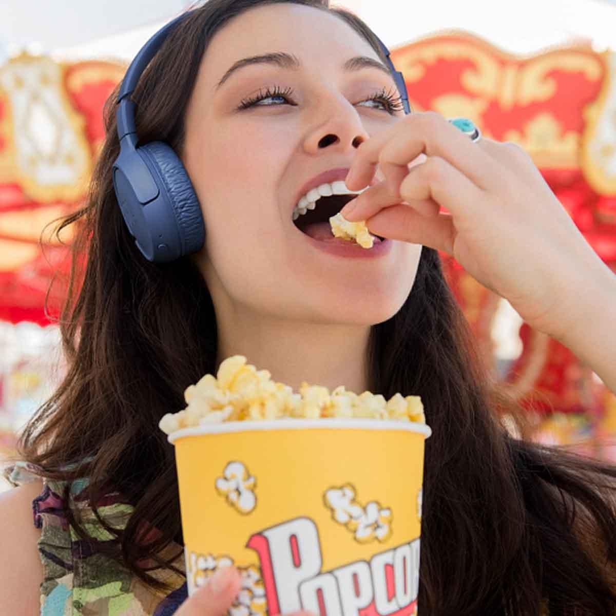 JBL Tune 510BT Wireless On-Ear Blue Headphones