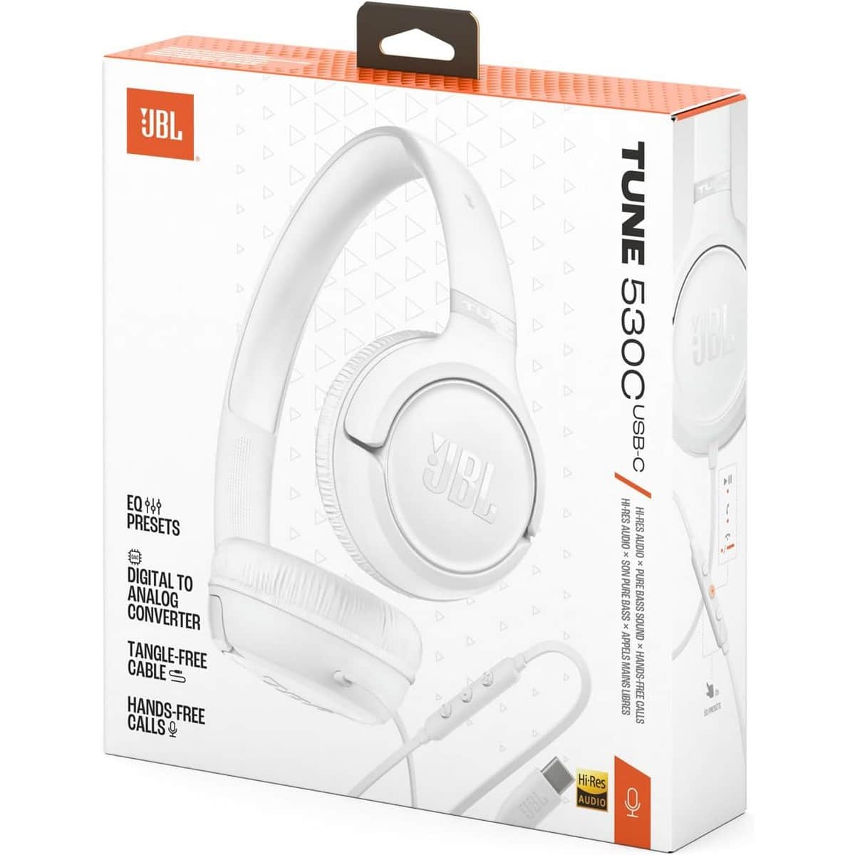 JBL Tune 530C USB-C Wired On-Ear Headphones