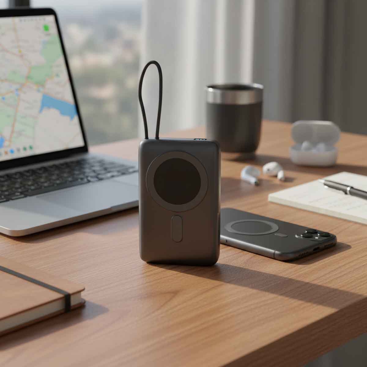 Jeebel 10000mAh Magnetic Wireless Power Bank