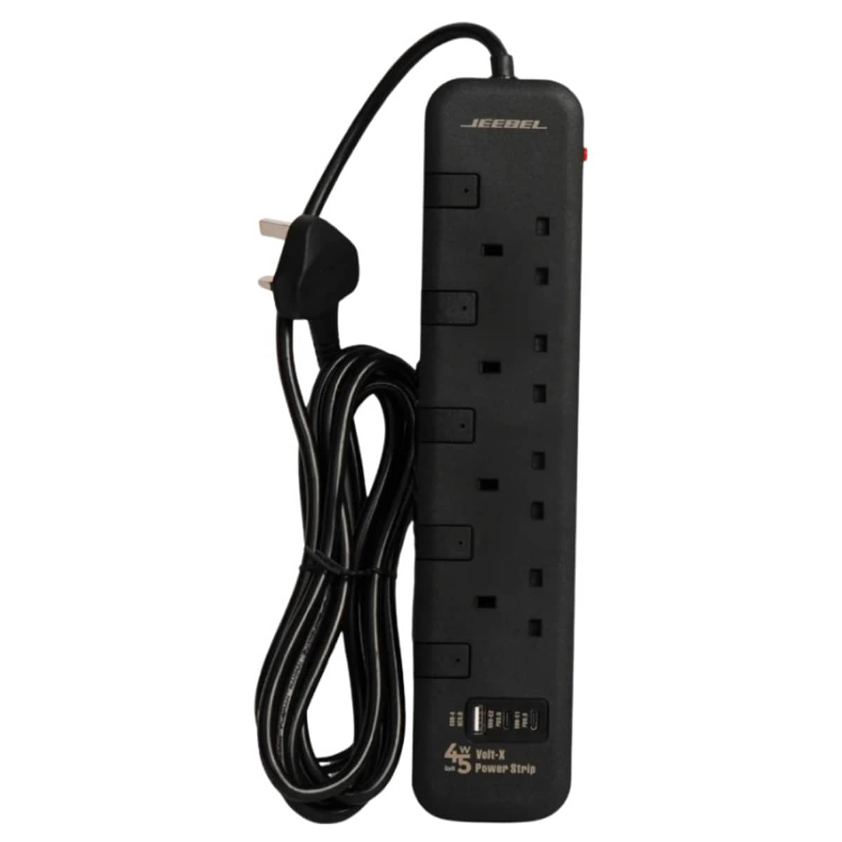 جيبل مشترك كهربائي بقدرة 2990W مع منفذي Type-C و7 منافذ