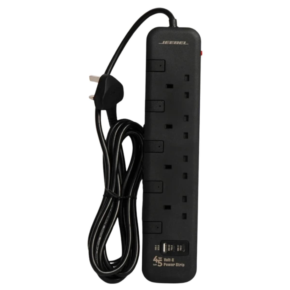 جيبل مشترك كهربائي بقدرة 2990W مع منفذي Type-C و7 منافذ