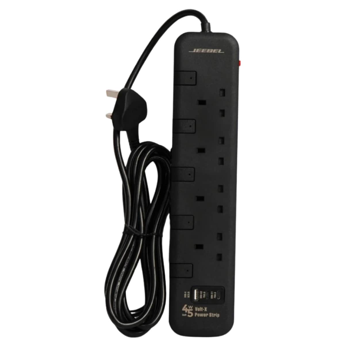 Jeebel 2990W Dual Type-C 7-Port Power Strip
