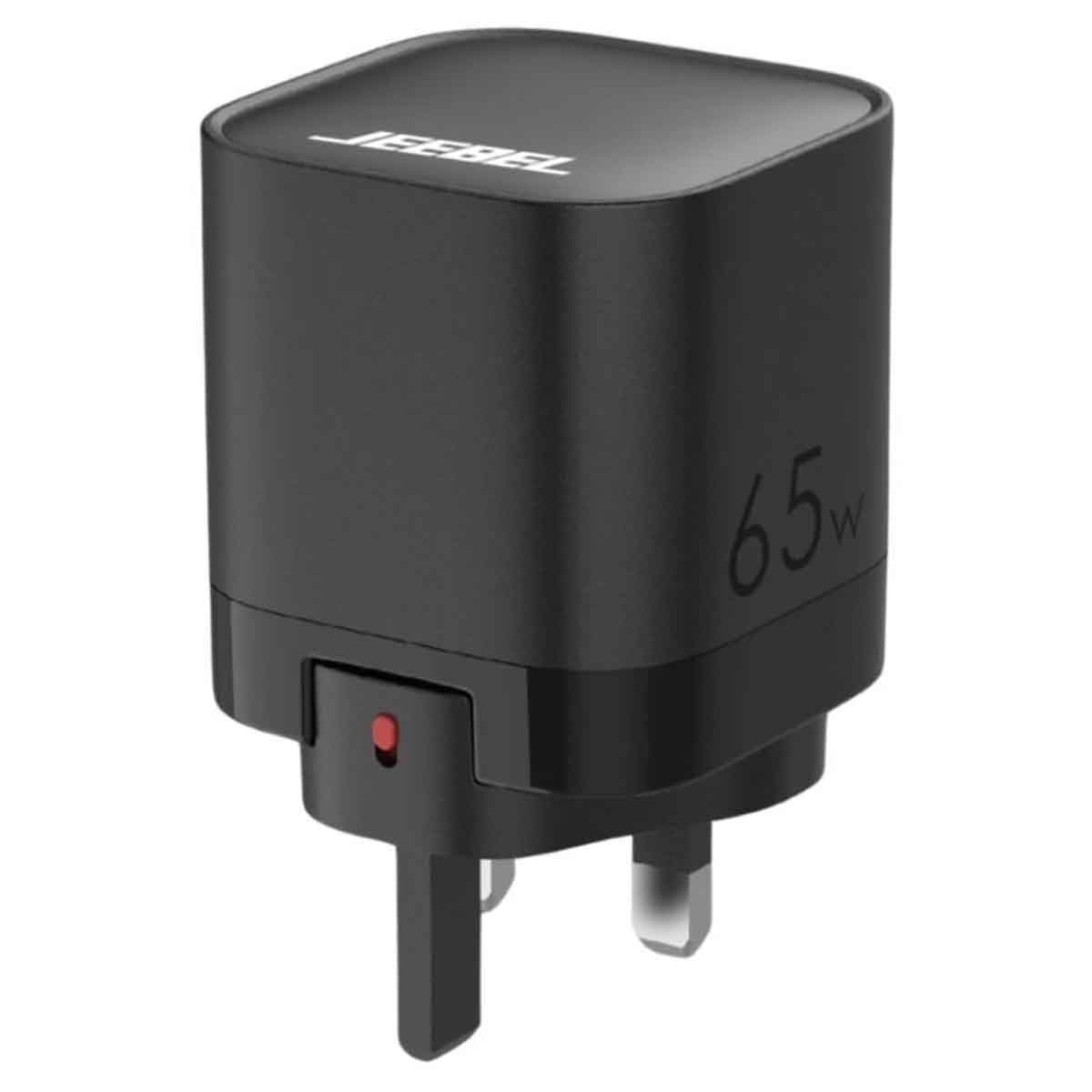 جيبل محول طاقة 65 واط GaN مع كابل USB-C