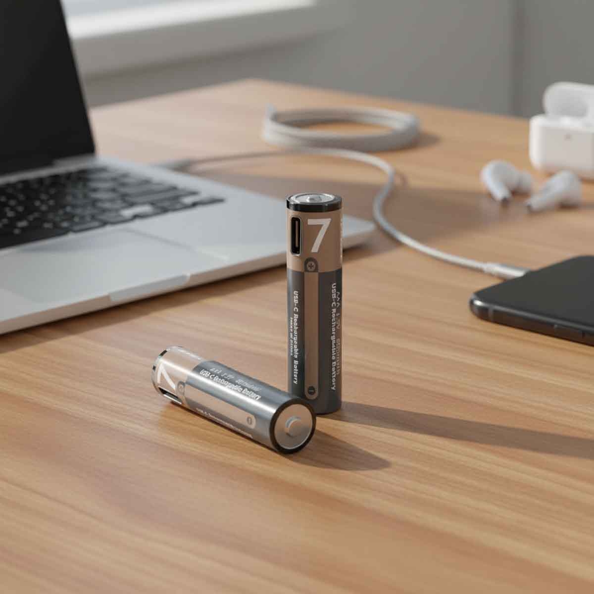 جيبل بطاريات ليثيوم AAA بقدرة 800mWh