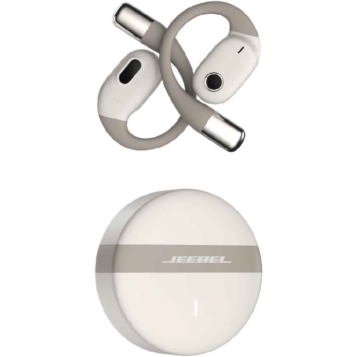 Jeebel Beige OWS Bluetooth Wireless Earbuds