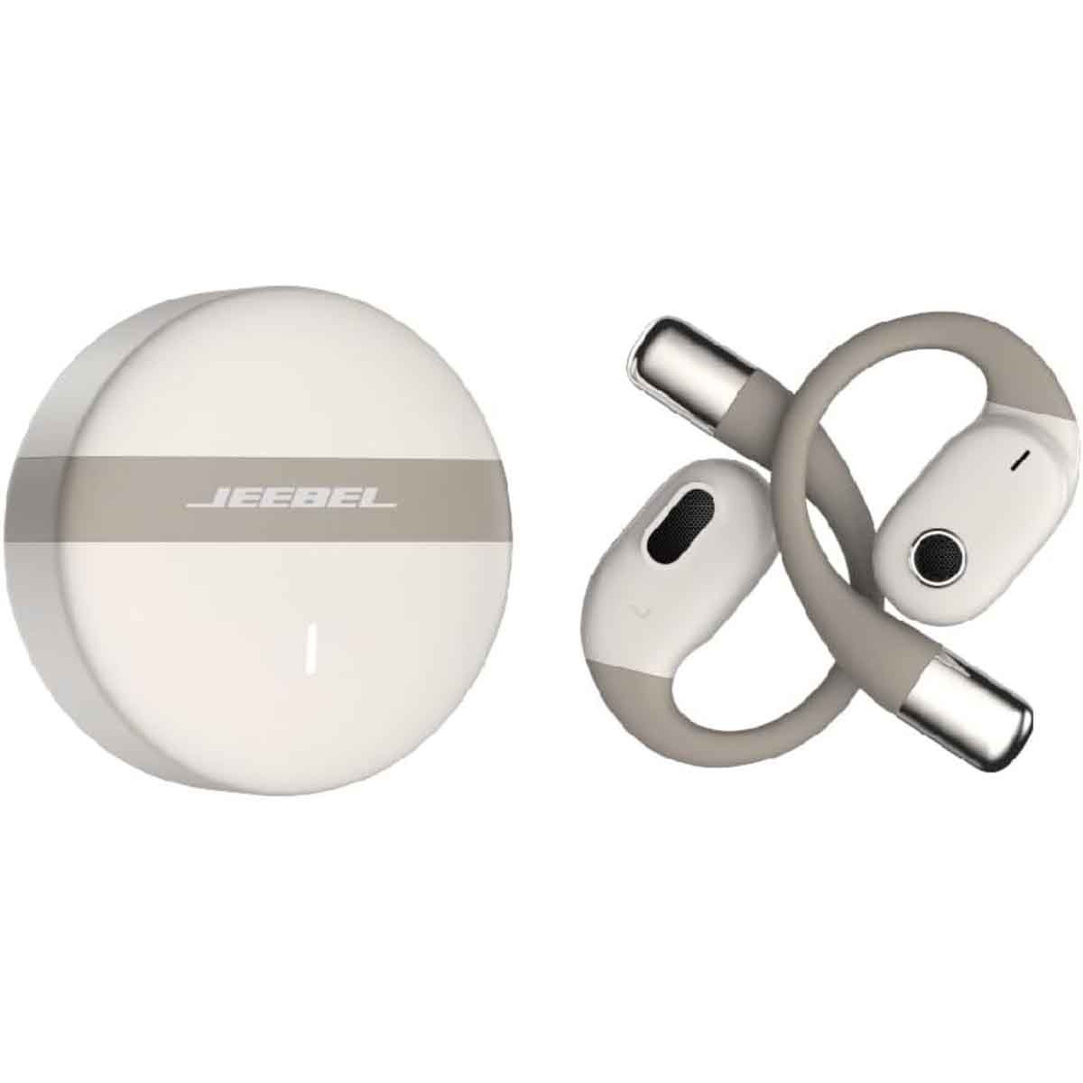 Jeebel Beige OWS Bluetooth Wireless Earbuds
