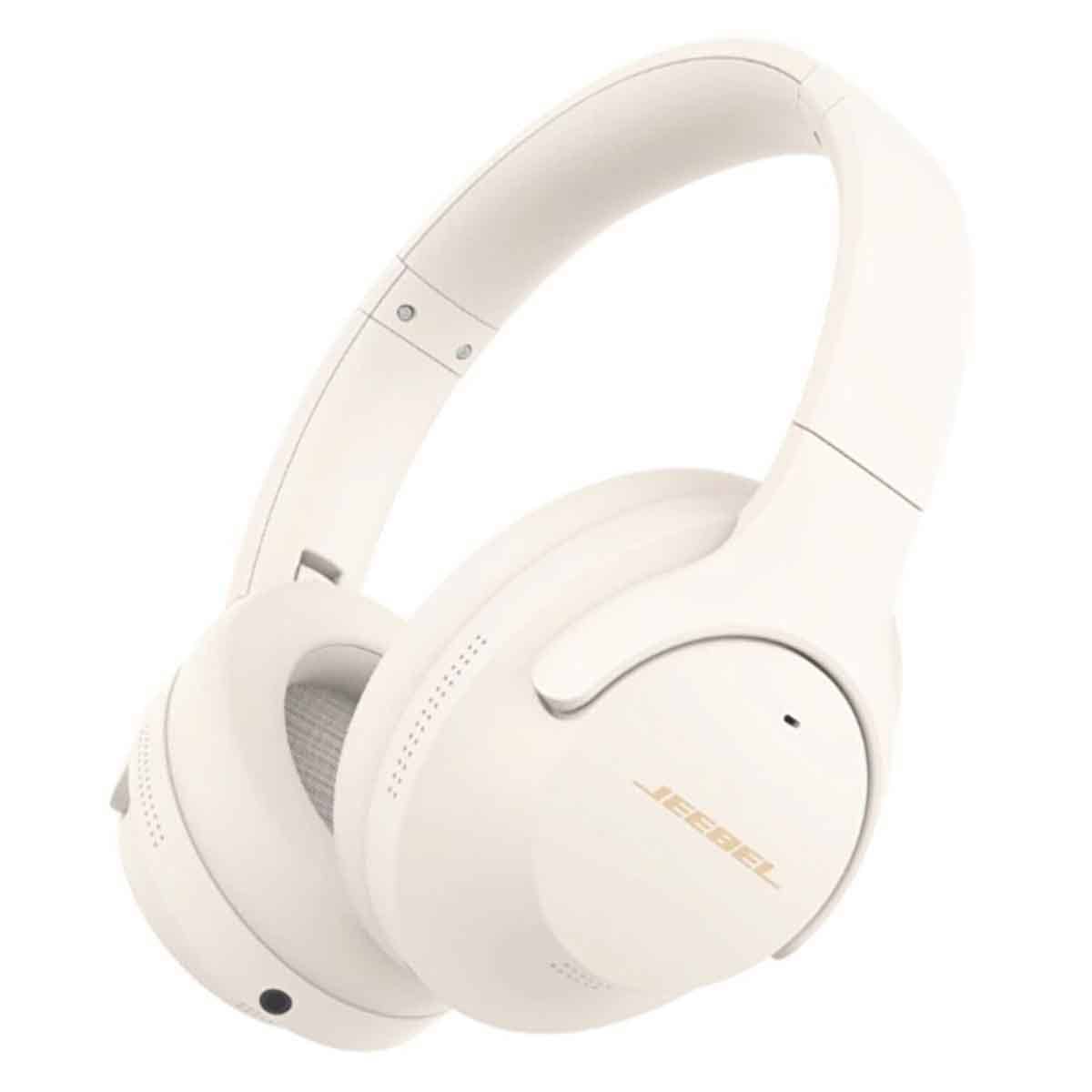 Jeebel Beige Wireless Over-Ear Headphones