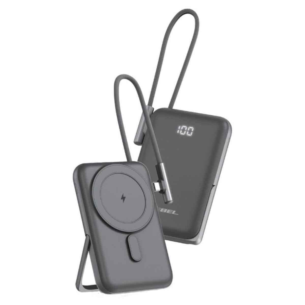 جيبل باور بنك لاسلكي MagSafe بقدرة 20 واط وسعة 10000mAh باللون الأسود
