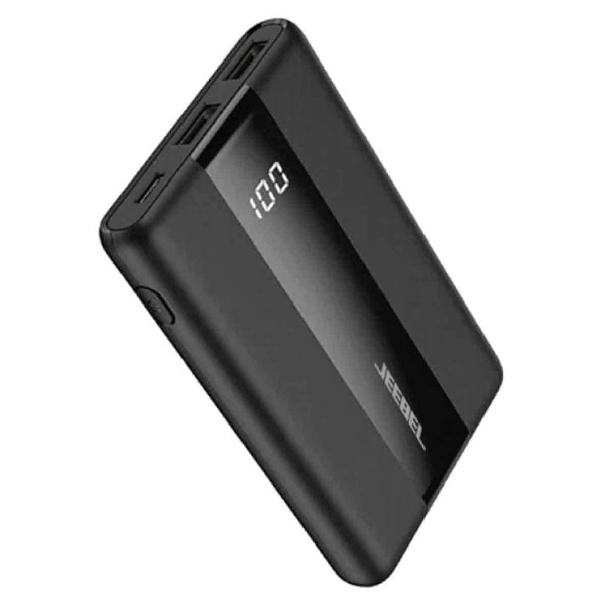 Jeebel Black 10000mAh 22.5W Fast Charging Power Bank