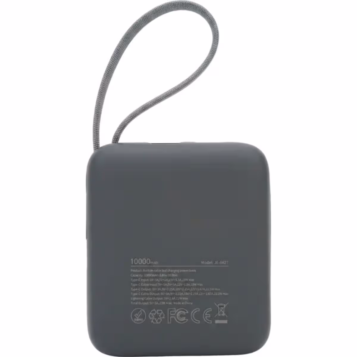 Jeebel Black 10000mAh 22.5W Power Bank