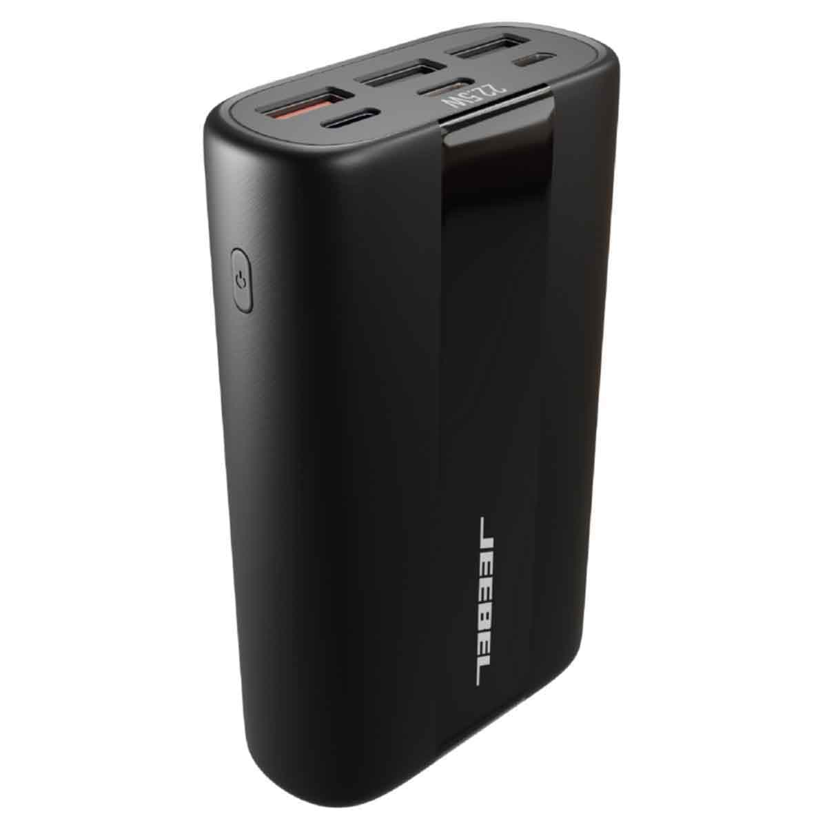 Jeebel Black 20000mAh 22.5W Fast Charging Power Bank