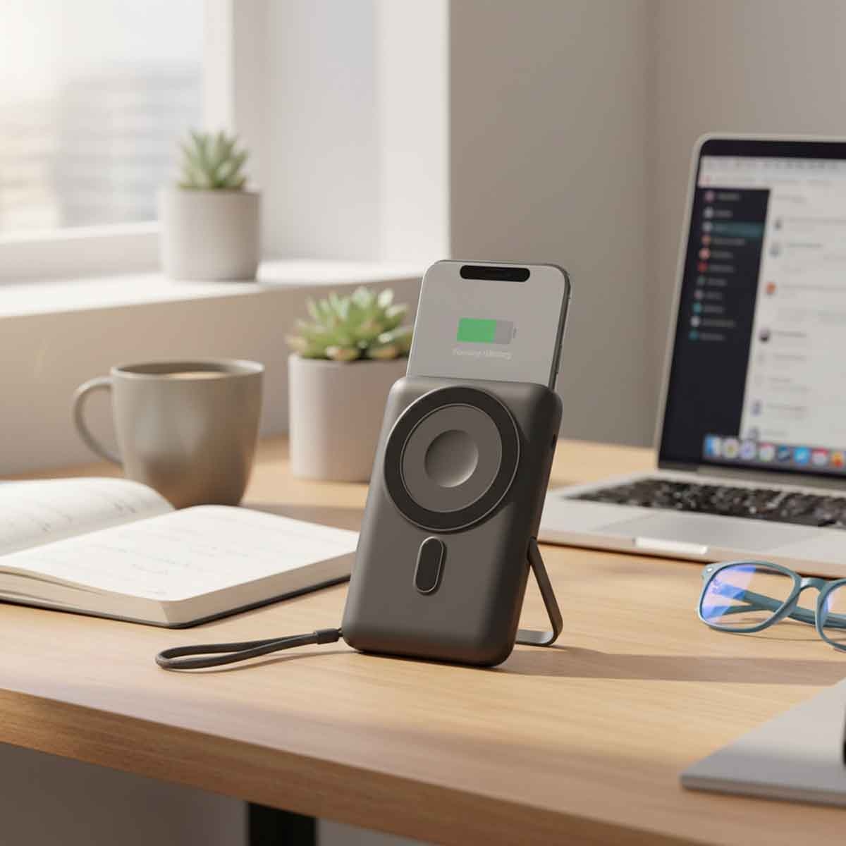 Jeebel Black 22.5W 10000mAh Magsafe Wireless Power Bank