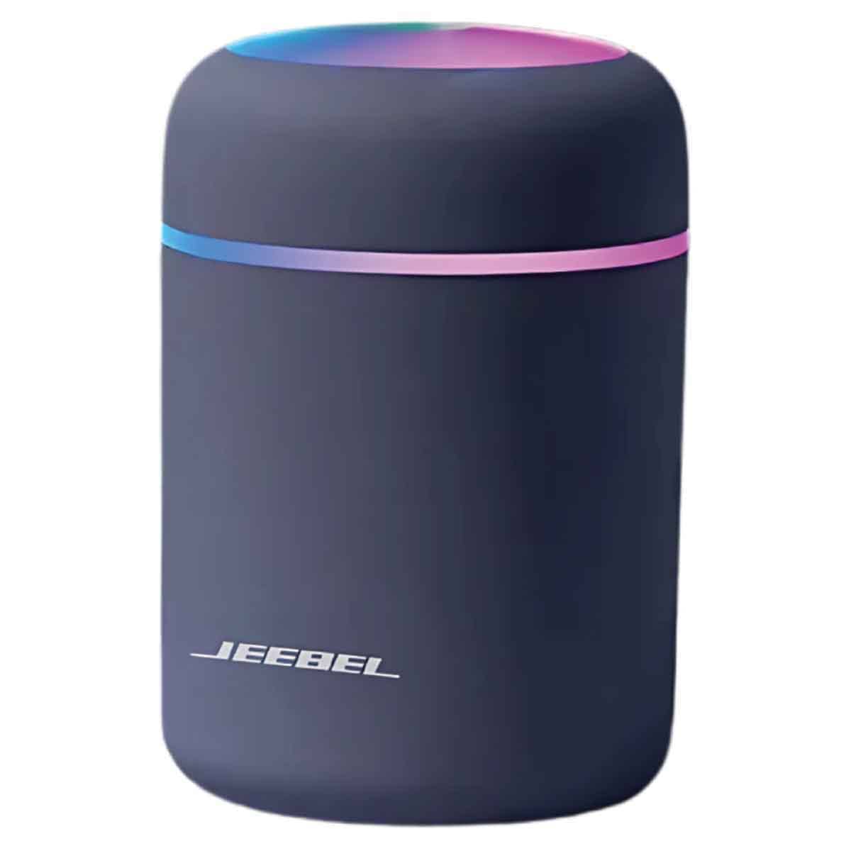 Jeebel Black 300ml LED Light USB Powered Mini Humidifier