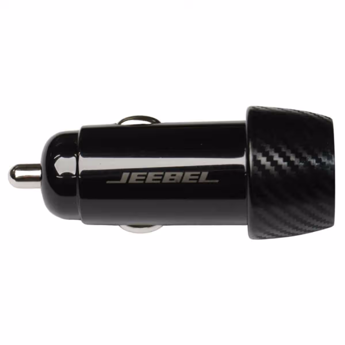 Jeebel Black 38W Dual Port USB & USB-C Fast Charging Car Charger