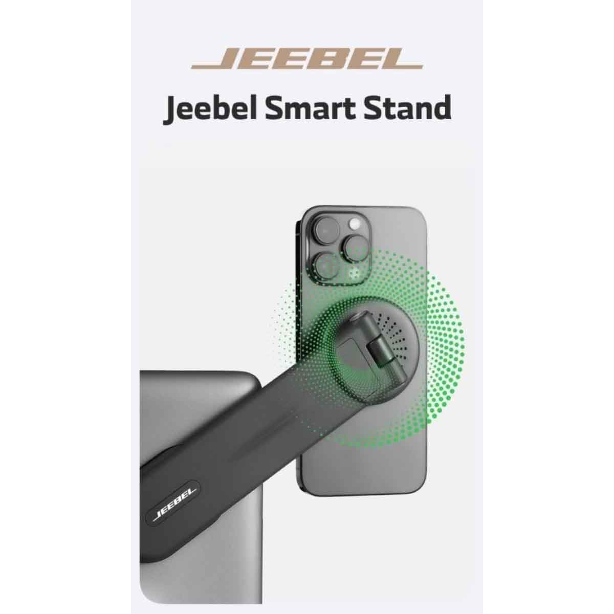 جيبل حامل جوال مغناطيسي للسيارة قابل للتعديل 360 درجة ومتوافق مع MagSafe باللون الأسود