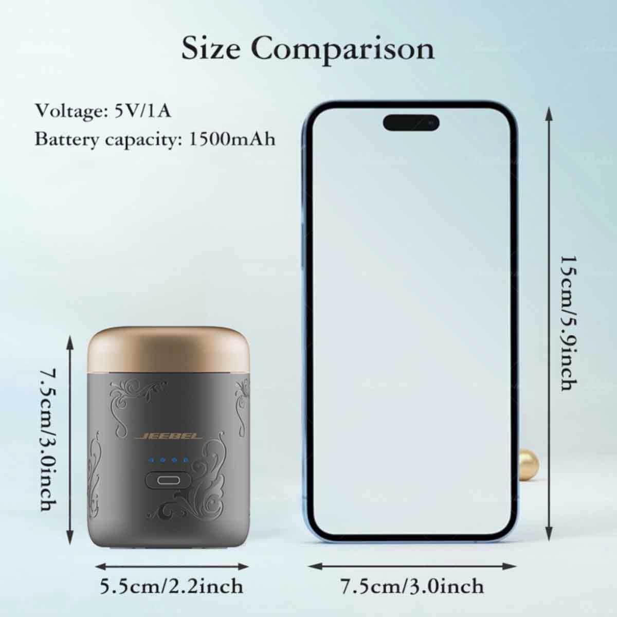 Jeebel Incense Burner with Wireless Earbuds + USB-C Adapter + 4-in-1 Car Charger + USB-C to USB-C & USB to Lightning Charging Cable Bundle