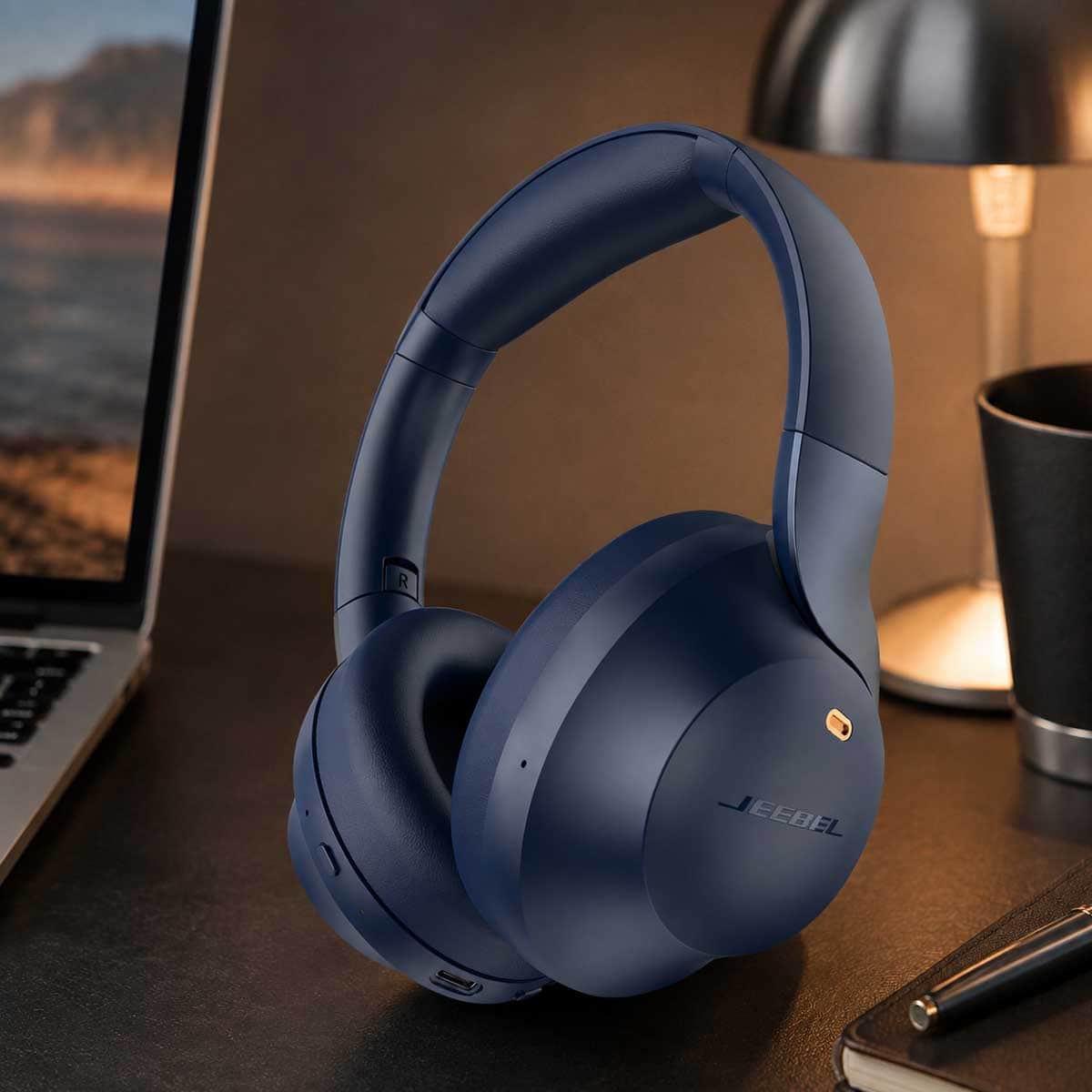 Jeebel Wireless Pro ANC Over Ear Headphones
