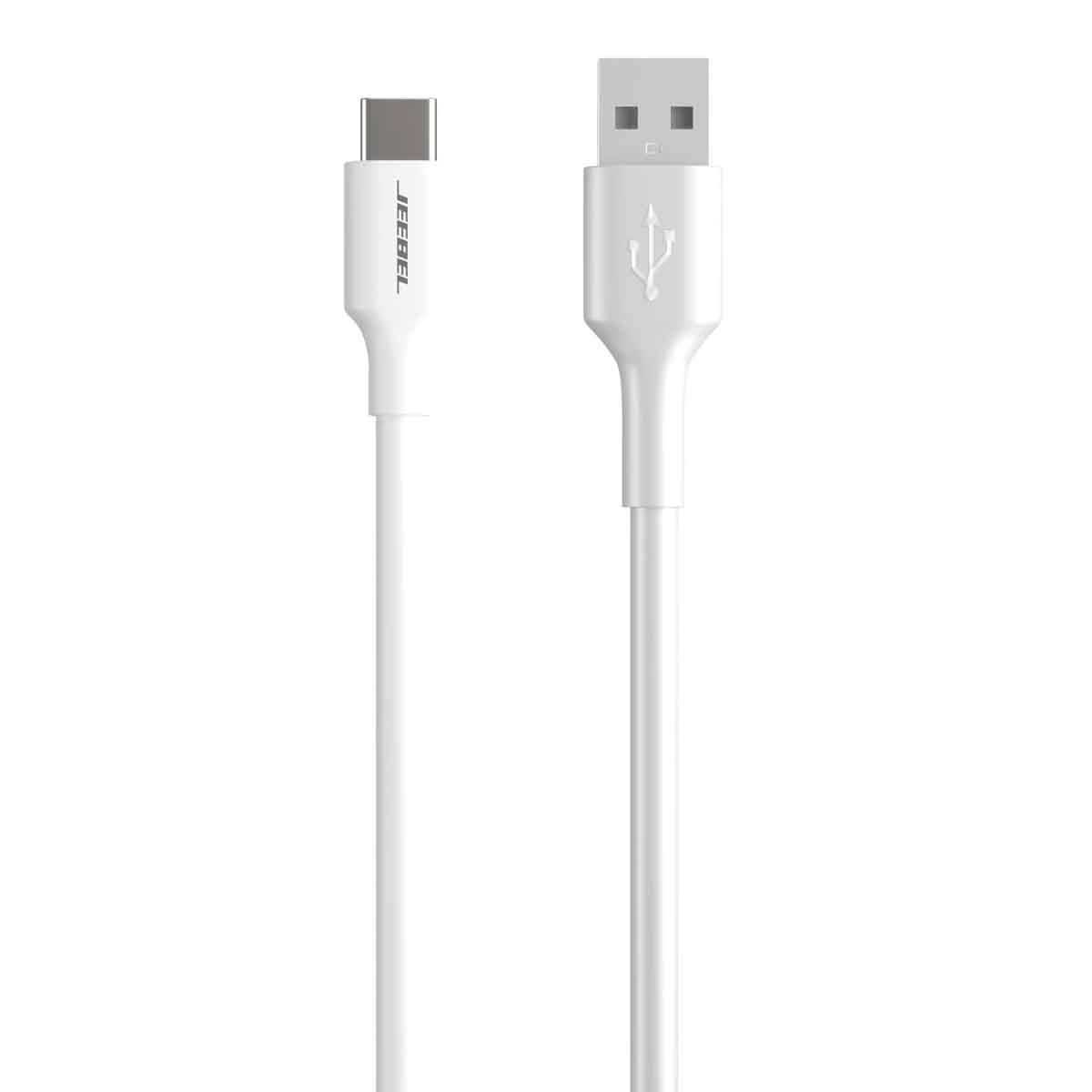 Jeebel Power Bank with Wall Charger + Car Charger + MFi Lightning & USB To USB-C Fast Charging Cable Bundle