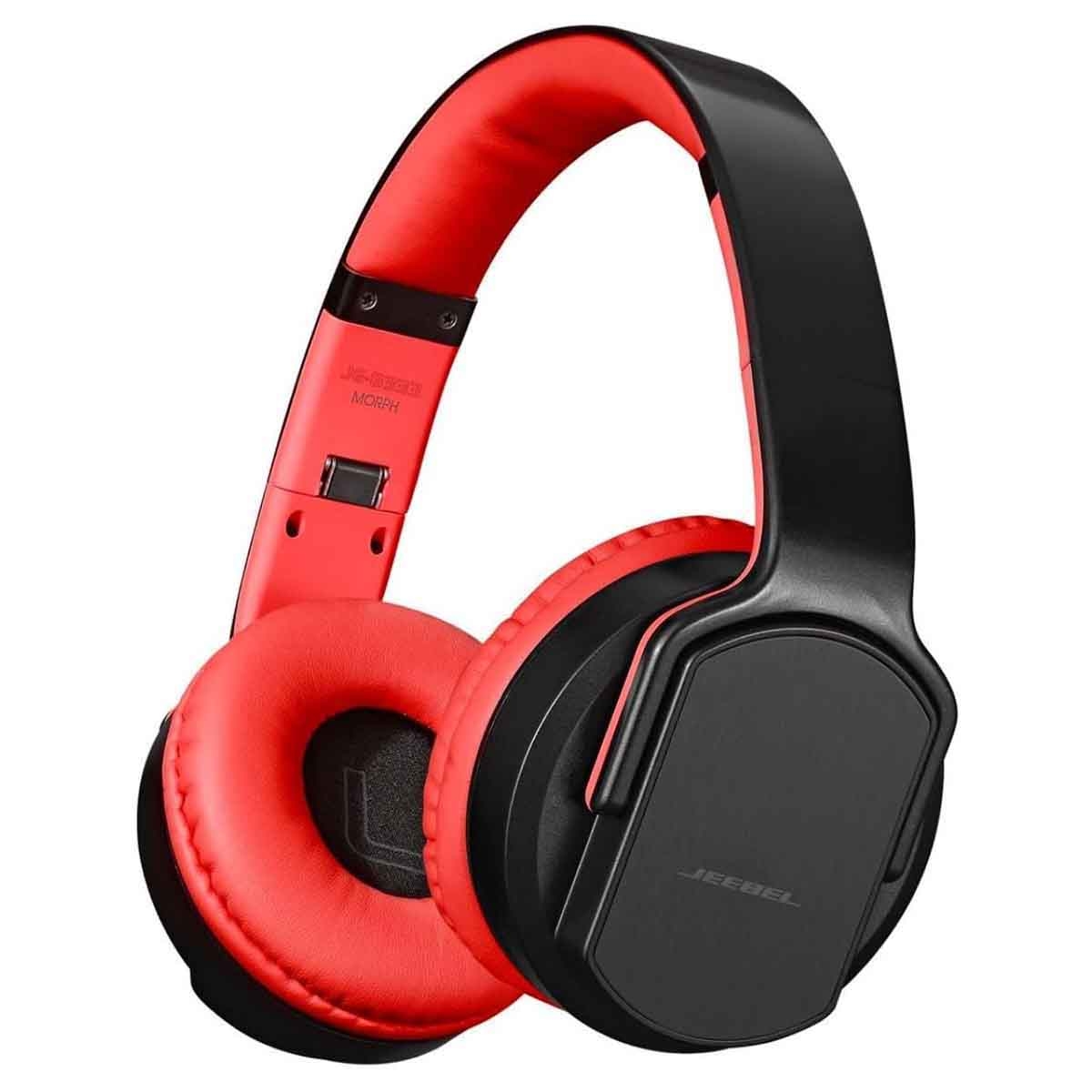 Jeebel Red Twist Out Feature Bluetooth Wireless Headphone