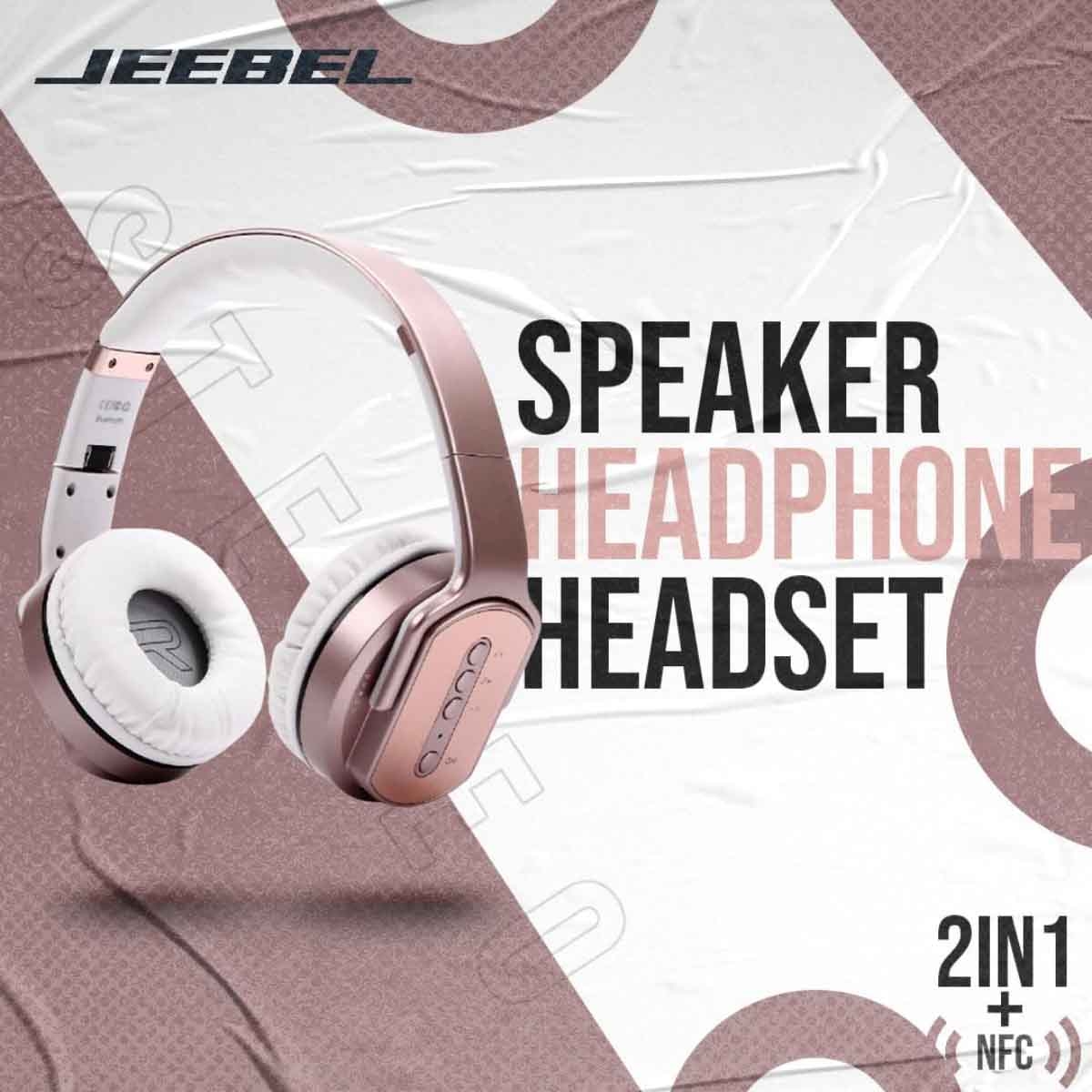 جيبل سماعة بلوتوث لاسلكية بميزة Twist Out باللون الذهبي الوردي