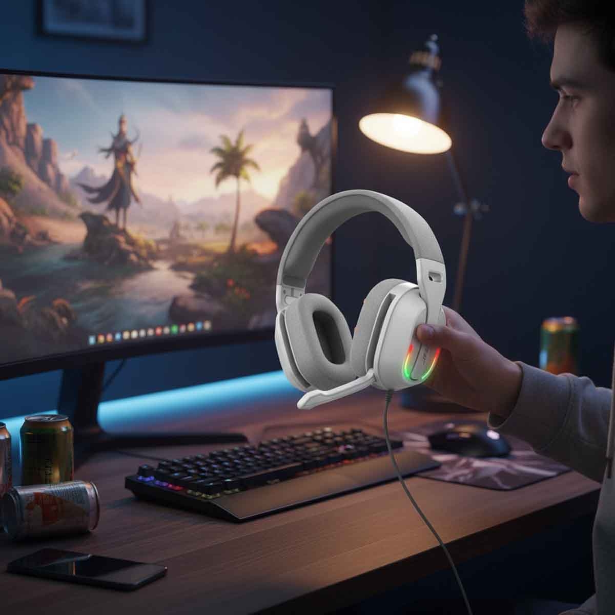 Jeebel Silver SPX Wireless Gaming Headset