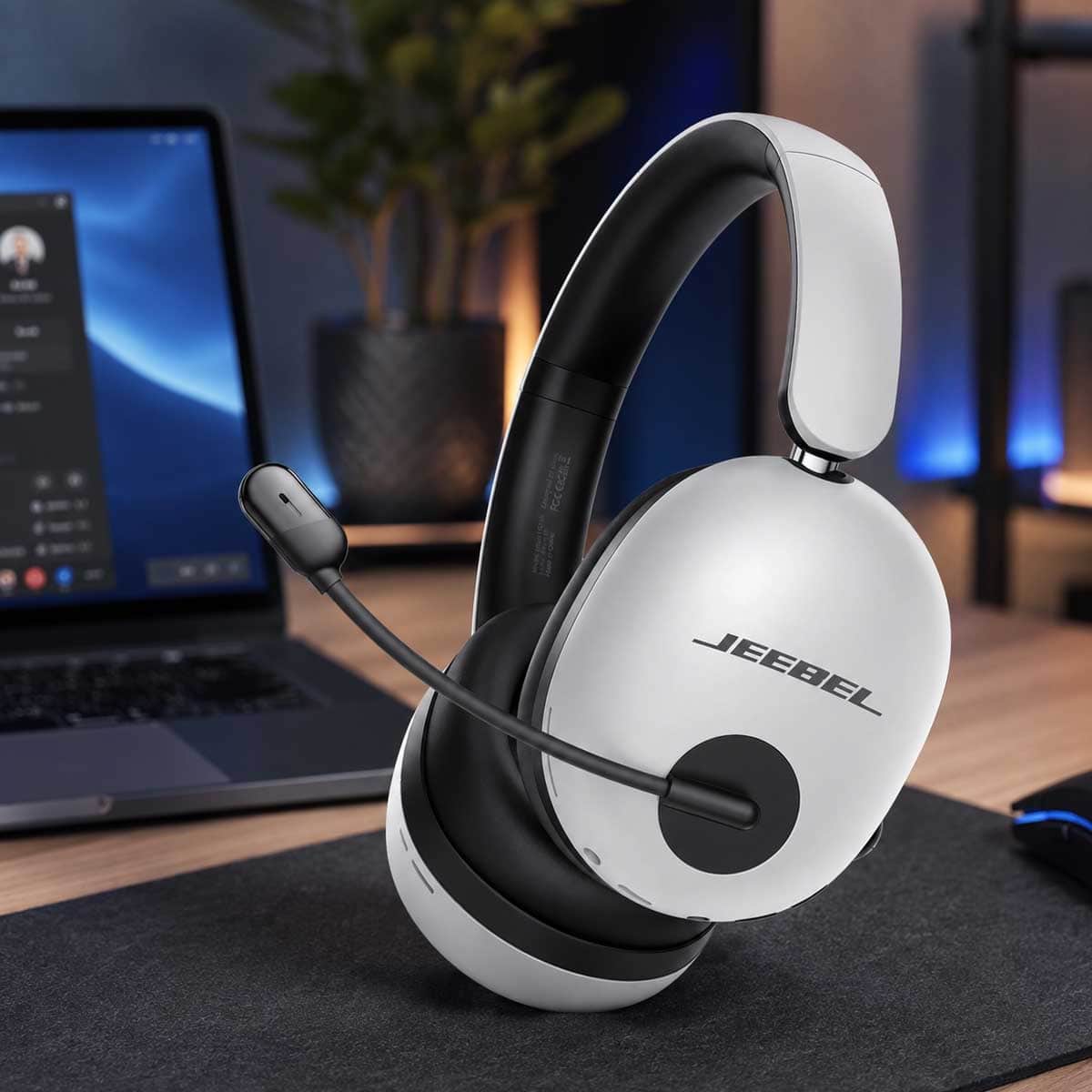 Jeebel SPX Pro Wireless Over Ear Gaming Headphones