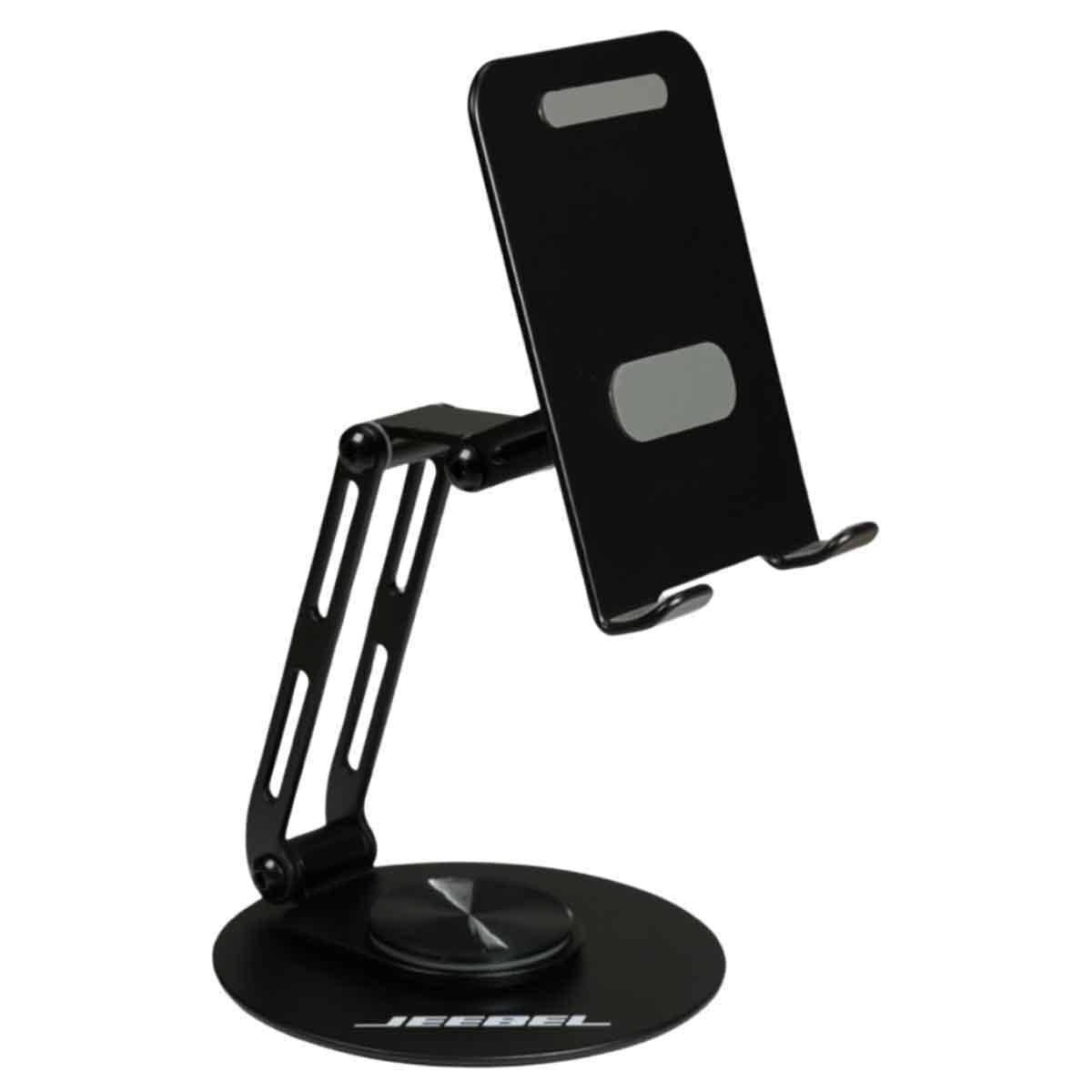 Jeebel Sturdy Metal Stand 4 Durable Joints 360 Rotating Base Desktop Stand