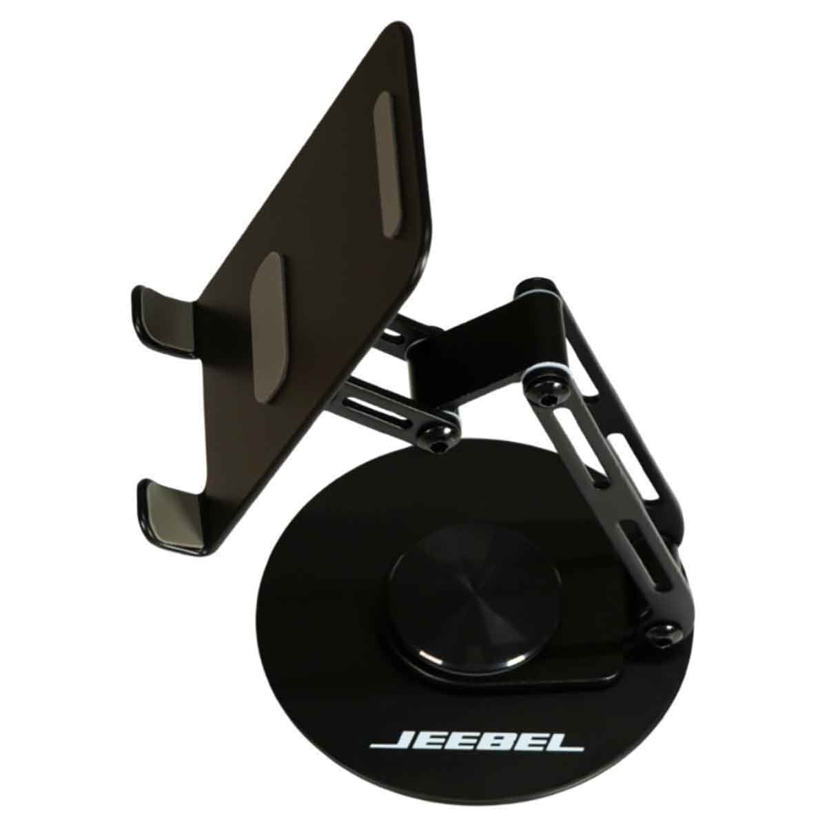 جيبل حامل مكتبي معدني قوي مع 4 مفاصل متينة وقاعدة دوارة 360 درجة