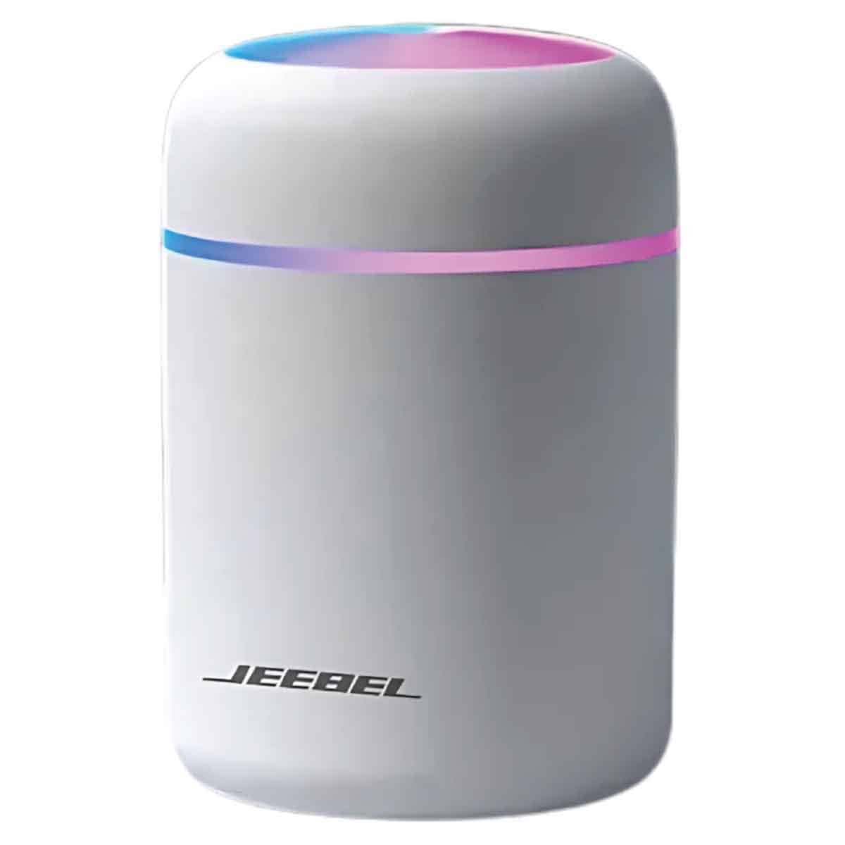 Jeebel White 300ml LED Light USB Powered Mini Humidifier