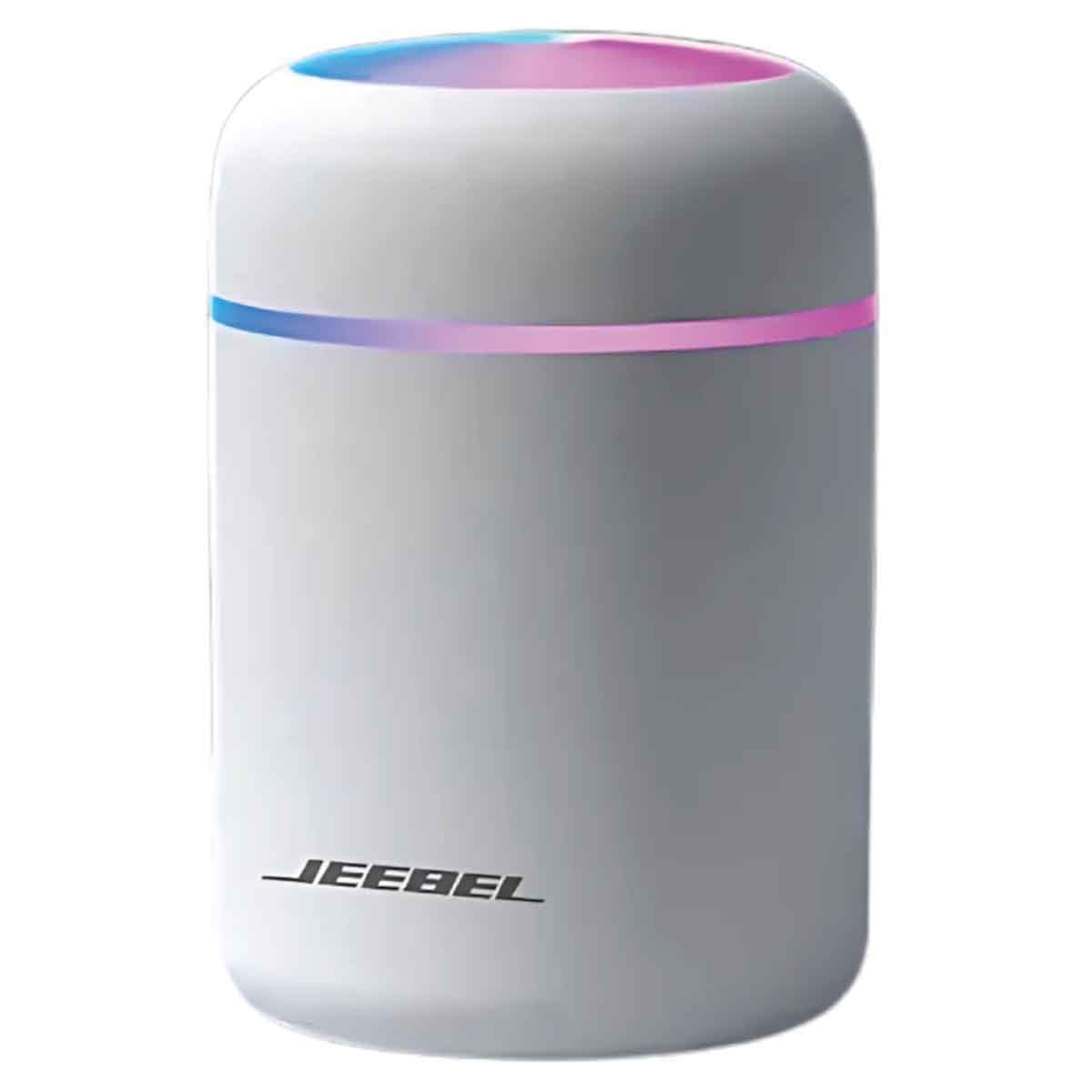 جيبل مرطب هواء صغير 300 مل بإضاءة LED يعمل عبر USB باللون الأبيض