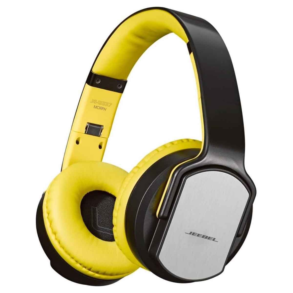 Jeebel Yellow Twist Out Feature Bluetooth Wireless Headphone