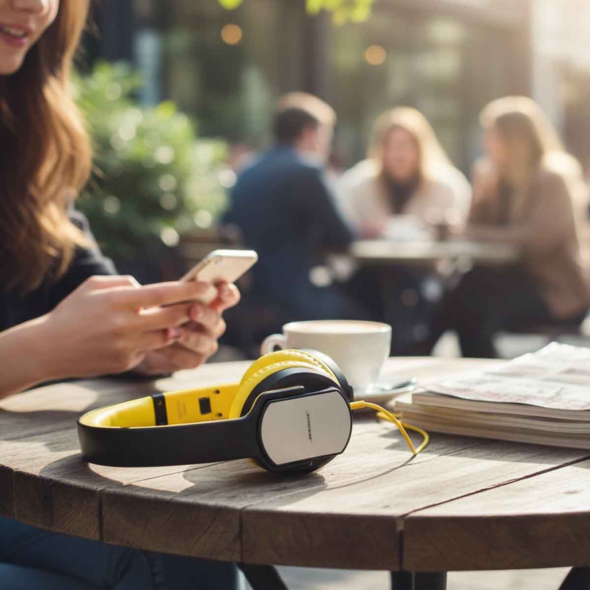 Jeebel Yellow Twist Out Feature Bluetooth Wireless Headphone