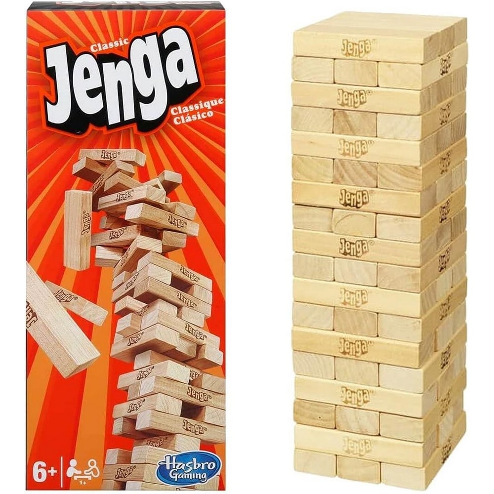 Jenga Classic Board Game Unisex, 5-7 Years